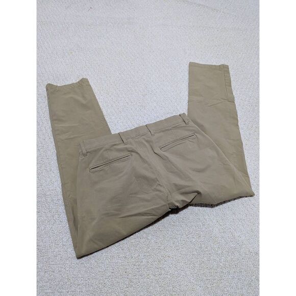Re-Imagined by J. Crew Mens Casual Pants Flat Front Relax Fit Stretch Khaki Size - Picture 2 of 6